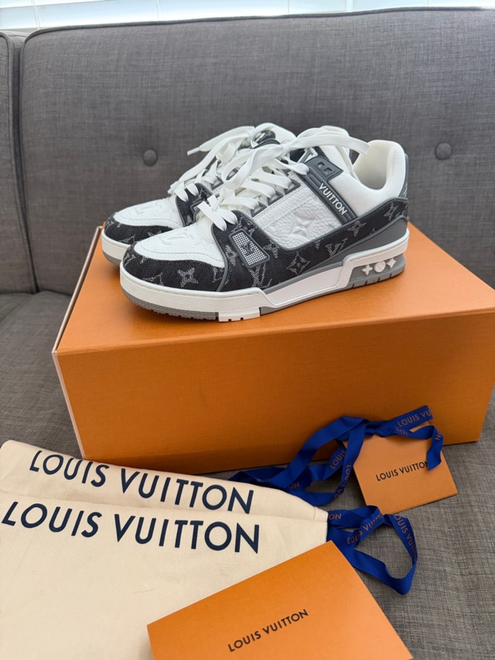Louis Vuitton Monogram LV Trainer Sneakers - Picture 3 of 16